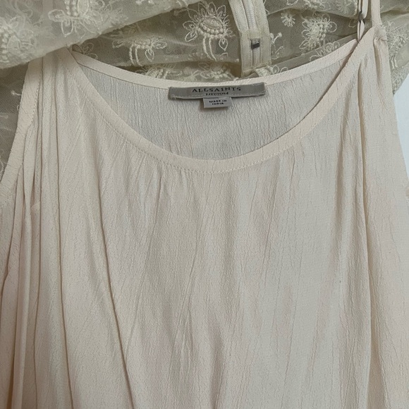 ALL SAINTS • HENRIETTA SHEER LACE RUFFLE DRESS - Picture 13 of 13